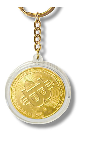 Bitcoin Dorada Moneda De Colección  Alta Calidad Blockchain