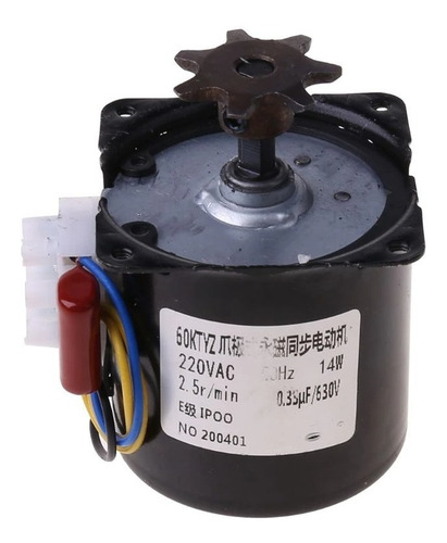 Imagen 1 de 3 de Motor Incubadora Giratoria Volteo De Huevos 220v