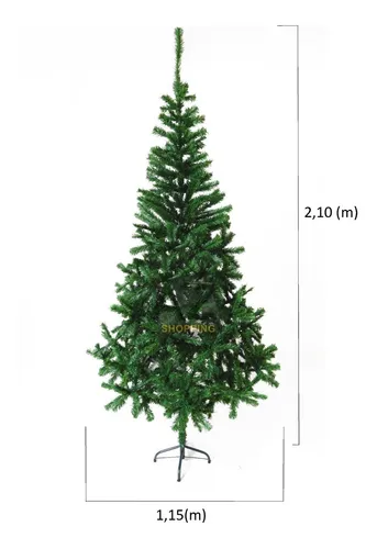 Arvore De Natal Verde Pinheiro 2,10m 600 Galhos | AZSHOPPING Arvore De Natal Verde Pinheiro 2,10m 600 Galhos | AZSHOPPING