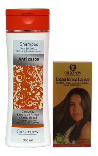 Imagem 1 de 3 de Shampoo E Tônico Anticaspa Seborreia - Kit Tratamento