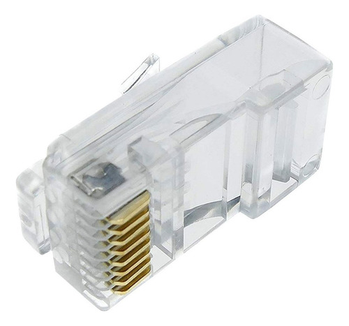 Bolsa 50 Fichas Conectores Red Rj45 Cat 5e Ethernet