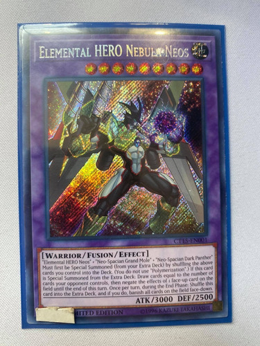 Elemental Hero Nebula Neos Secreta Yugioh