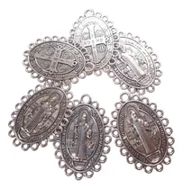 Comprar Pack Dijes Medalla Cruz San Benito Insumos Bijou
