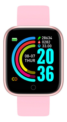 (paq.) Reloj Inteligente Con Monitor De Salud Recargable H