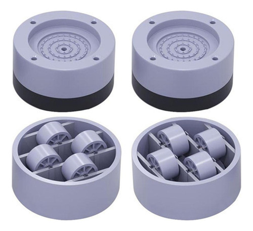 A 2 Ruedas, 2 Soportes Almohadillas Antivibración Pies De
