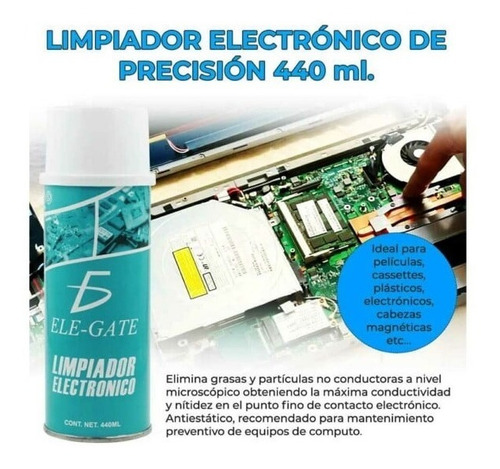 Imagen 5 de 6 de Kit Limpieza Y Mantenimiento Pc Aire+ Limp Circuitos+ Espuma