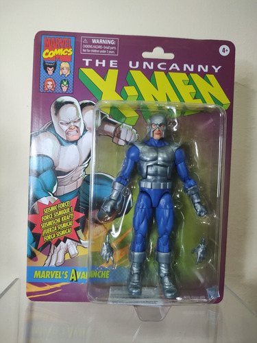 Marvel Legends Avalanche Hasbro Retro (nuevo) Figura A Msi (Usado)