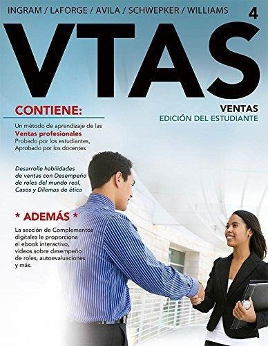 Vtas (ventas) 4 Ed., De Ingram, Thomas. Editorial Cengage Learning Mexico, Tapa Blanda En Español, 2016
