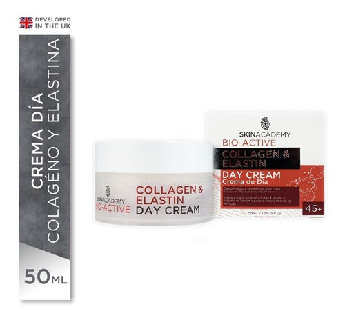 Skin Academy Crema Día Antiarrugas 45 + Collagen & Elastin Tipo de piel 45