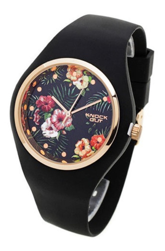 Reloj pulsera Knock Out 8469 con correa de silicona color 133