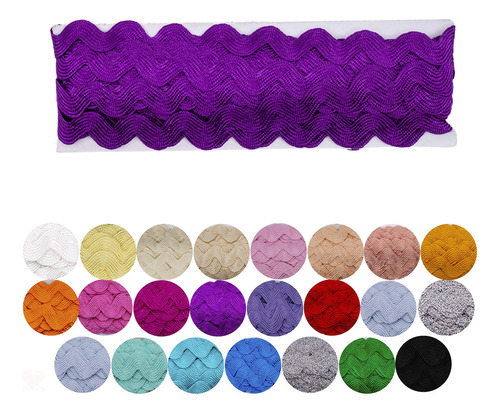 Sianinha Larga 9mm Rolo Com 10 Metros São José 334/03 Cores Cor 247 - Roxo Z47 Lisa