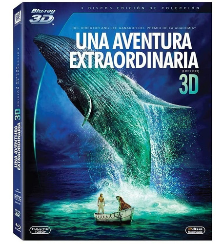Una Aventura Extraordinaria Blu Ray 3d+blu Ray+dvd Película