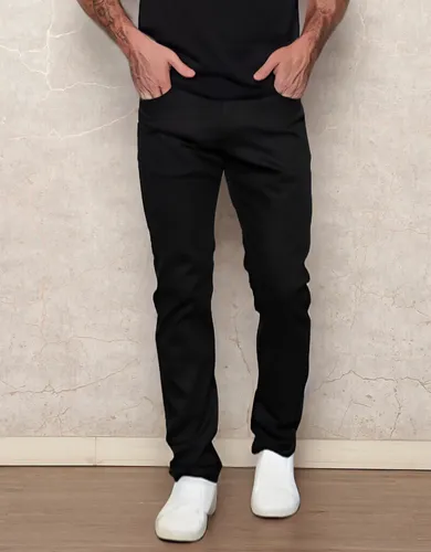Calça Masculina De Sarja Slim Premium