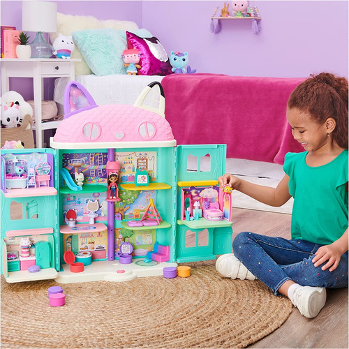 Gabbys Dollhouse Cuarto De Dj Música Con 7 Piezas