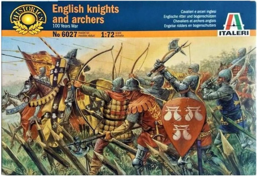 English Knights And Archers  By Italeri # 6027  1/72 