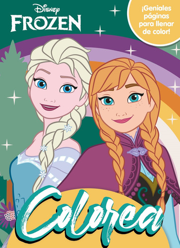 Frozen - Colorea, De No Aplica. Editorial Vértice, Tapa Blanda En Español