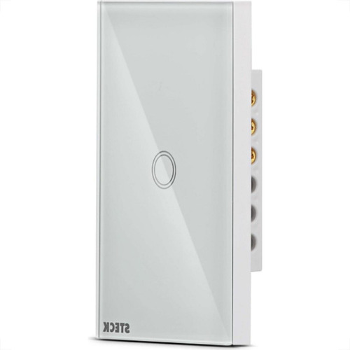 Interruptor Steck Smarteck 1 Modulo Touch Wi-fi Bivolt Branc