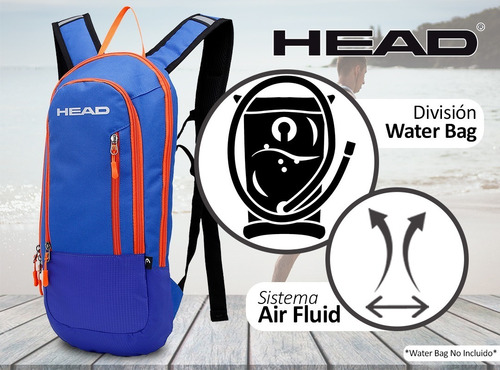 Imagen 4 de 10 de Mochila Head Deportiva Trekking Running Bicicleta Viajes