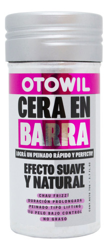 Otowil X2 Cera En Barra Para Peinar Antifrizz Fijacion 3c