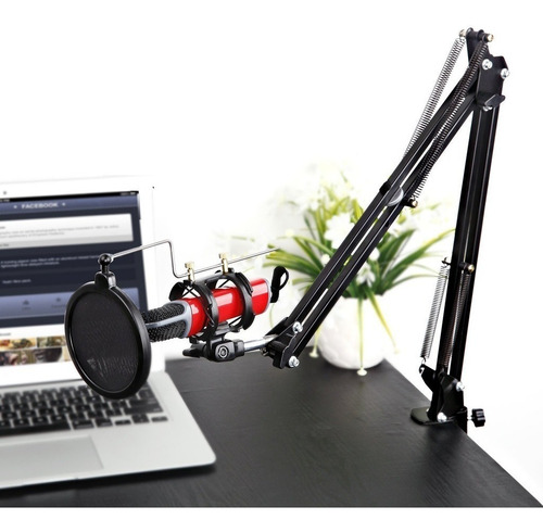 Promoção Pedestal Suporte Articulado Braço P/microfone Radio