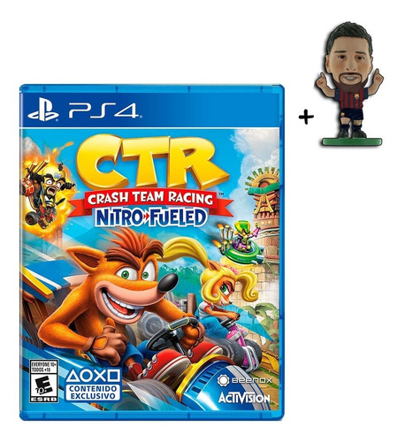 Crash Team Racing Nitro Fueled Juego Playstation4 + Messi