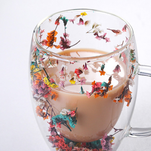 Cyt 2 Tazas Café Con Leche Vidrio Doble Capa