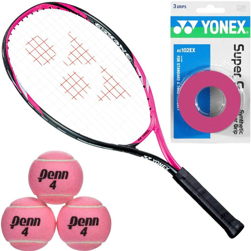 Ezone Smash Pink 23  Junior Raqueta Tenis Set O Kit Un