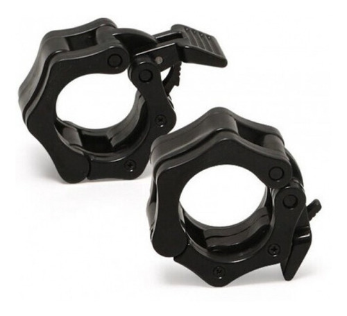 Imagen 1 de 4 de Tope Barra Olimpica Plástico Collar Para Barra 50 Mm Por Par