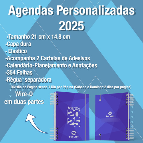 Agenda Personalizada Design Moderno +33 Modelos Disponíveis