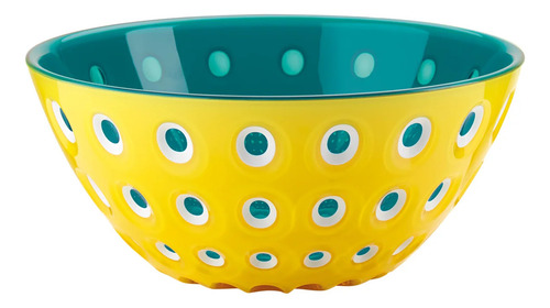 Bowl Ensaladera Plastico Premium Le Murrine 20 Cm Guzzini Color Amarillo/verde