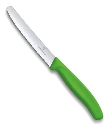 Victorinox Set De Cuchillos De Mesa Y Tomate , 11 Cm Verde
