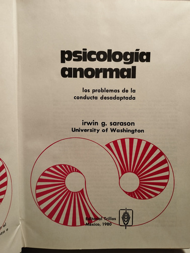 Psicología Anormal. Los Problemas De La Conducta Desadaptada (Usado)