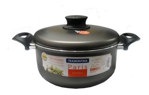 Cacerola Con Asas 5l 24cm Tramontina Antiadherente Starflon