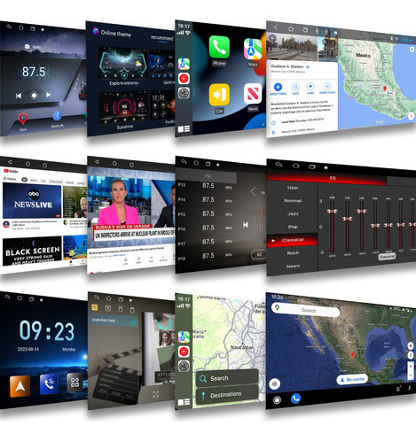 Coche Estéreo Android For Toyota Hilux 2008-2014 Carplay Bt