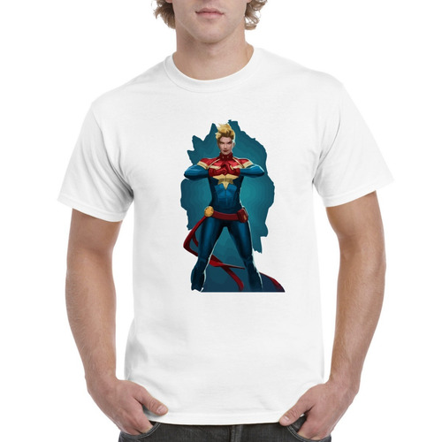 Camisa Para Caballero Capitan Marvel Phyla-vell 