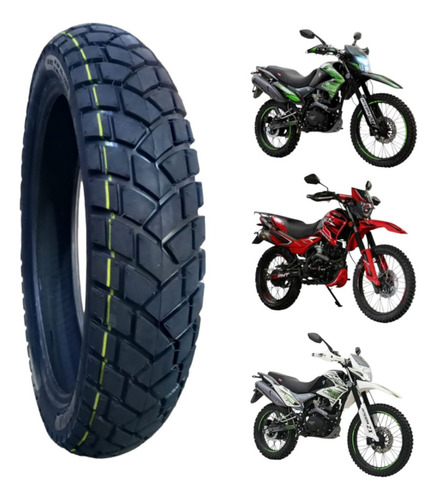 Llanta Gajo Med. 120-80-18 Feyda Moto Dm200 Crossmax 220