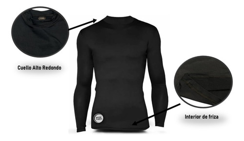 Remera Termica Premium Bodytherm Hombre Mujer Frizado Moto