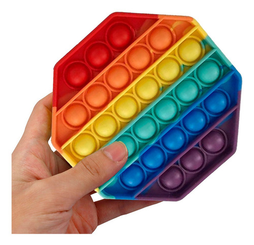Imagem 4 de 4 de Pop It Fidget Brinquedo Anti Stress Estourar Bolha Sensorial