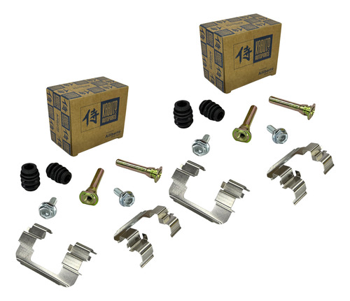 Kit 2 Jgos Tornillos Bujes Caliper Aveo 08-18 Spark 11-17