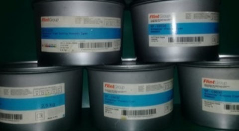 Tinta Litográfica Marca Flin Grauo Latas De 2.5