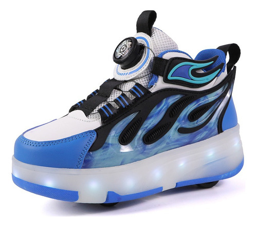 Patines Led Para Niños Y Jóvenes Con Ruedas Extraíbles