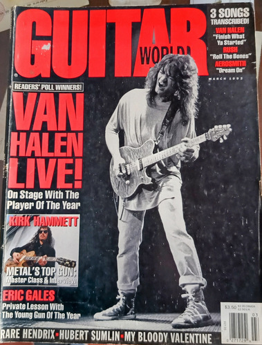 Revista Guitar World - Van Halen - Aerosmith - Rush - Usa (Usado)