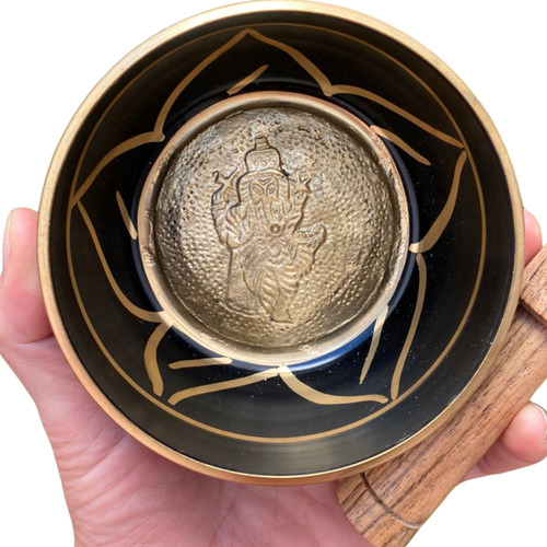 Hermoso Cuenco Tibetano Para Meditación Sanación Sonora 11cm