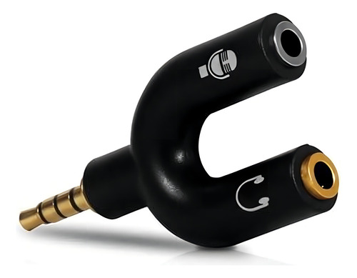 Adaptador P3 Para Fone E Microfone Fêmea