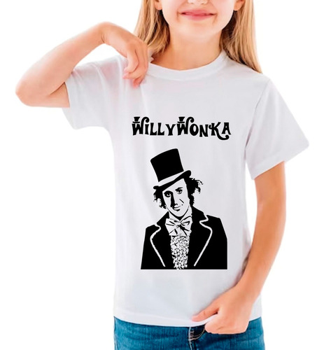 Playera Wonka Para Niños Y Grandes Willy Wonka Diseños #001