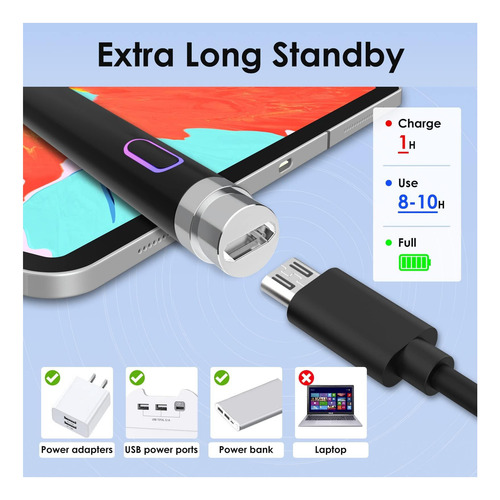 Pen De Lápiz Óptico Para iPad, Lápiz Lápices Para iPad Air