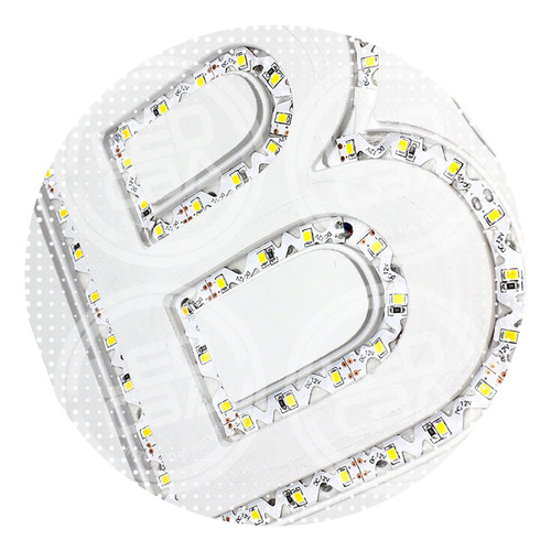 Tira Led Zigzag 5 Metros 2835 Ip67 Exterior Blanco 6.8w X M 