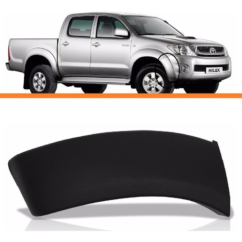 Alargador Parachoque Hilux Srv 2005 2006 2007 2008 2009 Ld