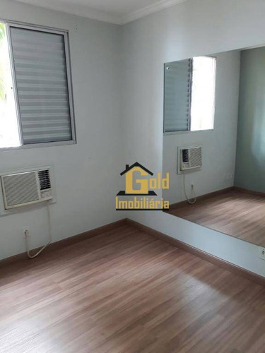 Apartamento Com 2 Dormitórios Para Alugar, 47 M² Por R$ 900/mês - Parque Industrial Lagoinga - Ribeirão Preto/sp - Ap0804