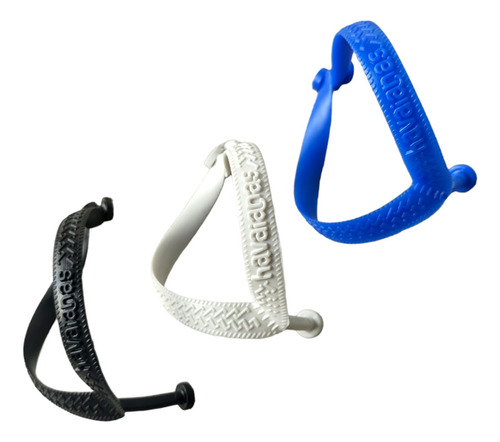 Kit 2 Par Tiras Chinelo Havaianas Top Com Logomarca Escrito